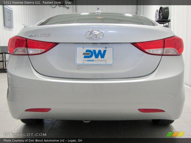 Radiant Silver / Gray 2011 Hyundai Elantra GLS