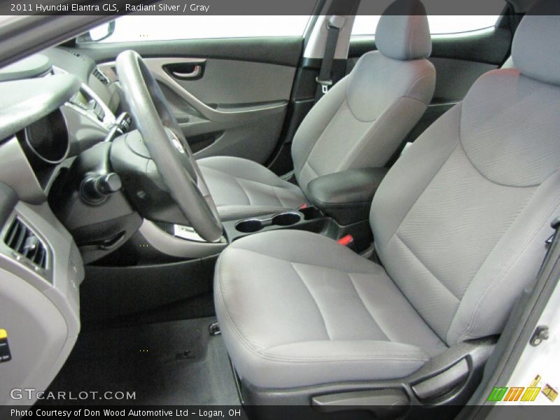 Radiant Silver / Gray 2011 Hyundai Elantra GLS