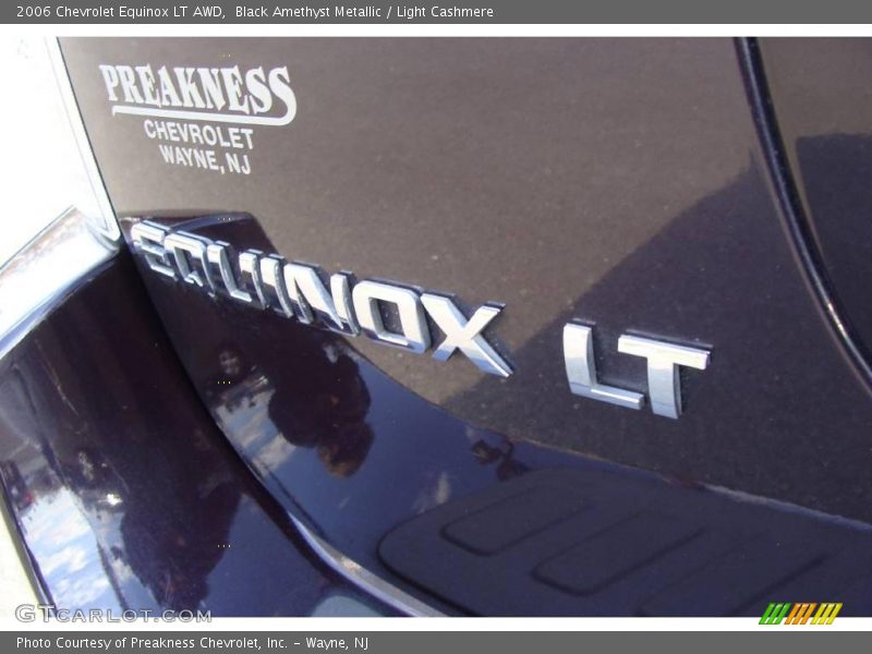 Black Amethyst Metallic / Light Cashmere 2006 Chevrolet Equinox LT AWD