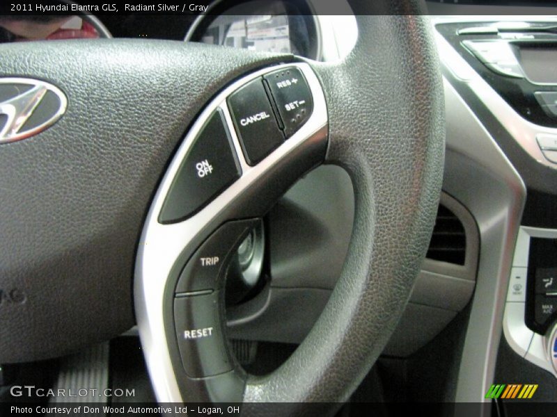Radiant Silver / Gray 2011 Hyundai Elantra GLS