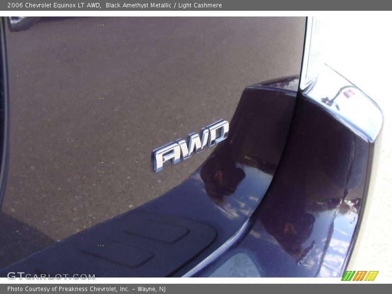 Black Amethyst Metallic / Light Cashmere 2006 Chevrolet Equinox LT AWD