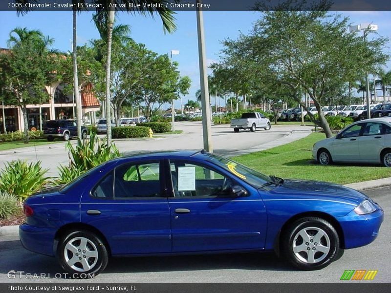 Arrival Blue Metallic / Graphite Gray 2005 Chevrolet Cavalier LS Sedan