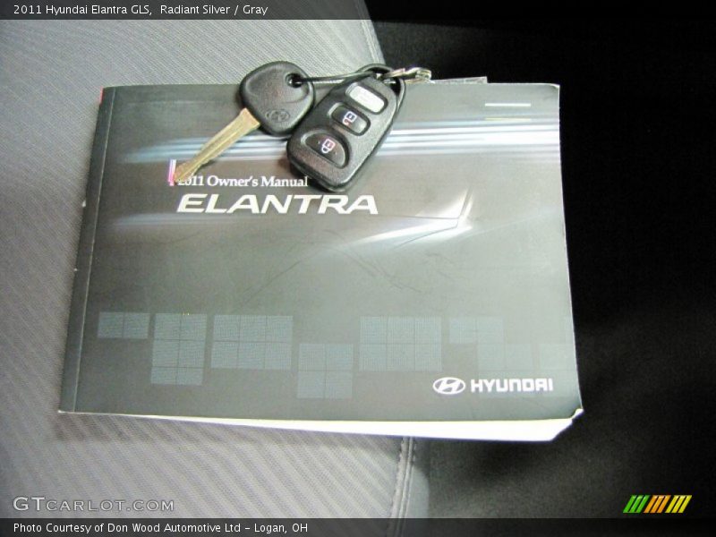 Radiant Silver / Gray 2011 Hyundai Elantra GLS