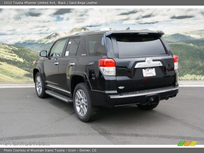 Black / Sand Beige Leather 2013 Toyota 4Runner Limited 4x4