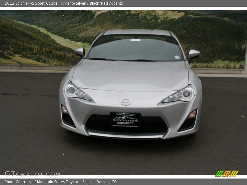 Argento Silver / Black/Red Accents 2013 Scion FR-S Sport Coupe