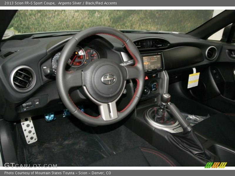  2013 FR-S Sport Coupe Black/Red Accents Interior