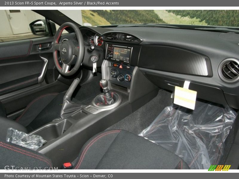 Black/Red Accents Interior - 2013 FR-S Sport Coupe 