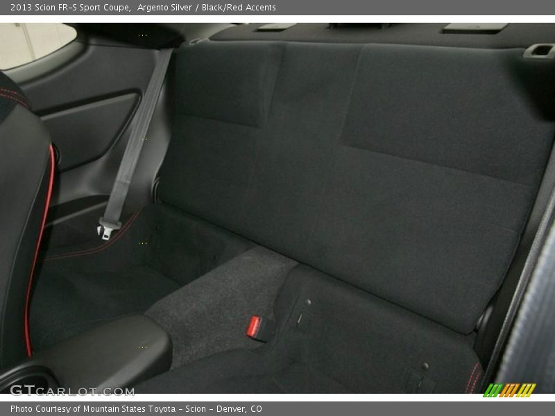  2013 FR-S Sport Coupe Black/Red Accents Interior