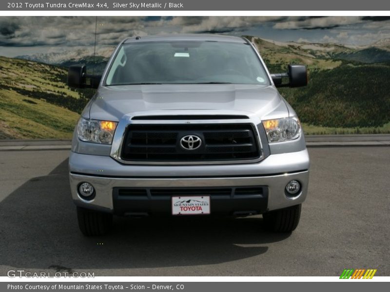 Silver Sky Metallic / Black 2012 Toyota Tundra CrewMax 4x4