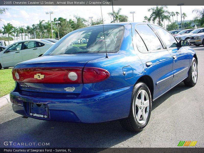 Arrival Blue Metallic / Graphite Gray 2005 Chevrolet Cavalier LS Sedan
