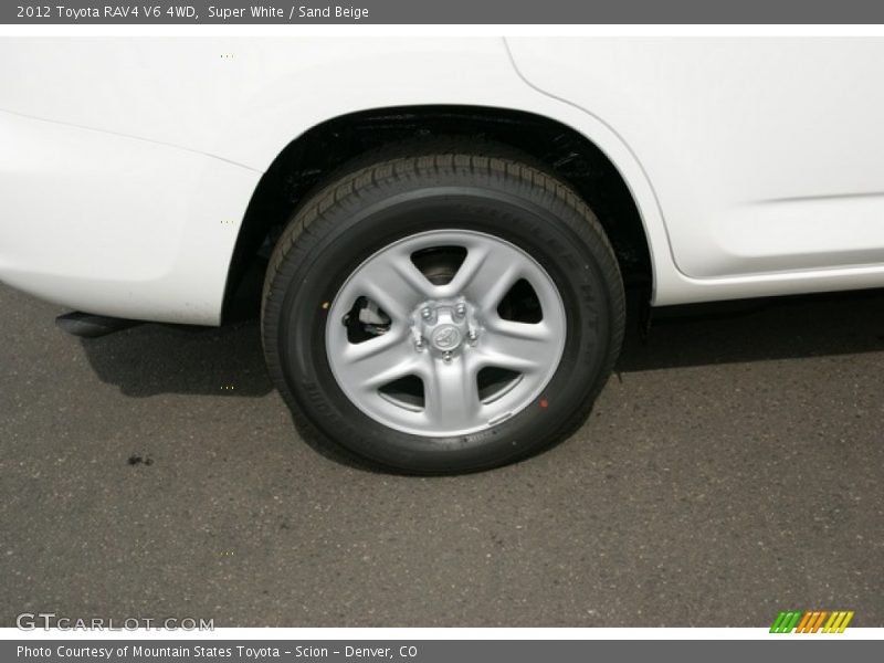 Super White / Sand Beige 2012 Toyota RAV4 V6 4WD