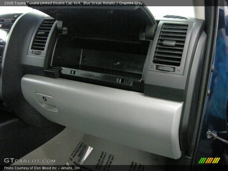 Blue Streak Metallic / Graphite Gray 2008 Toyota Tundra Limited Double Cab 4x4