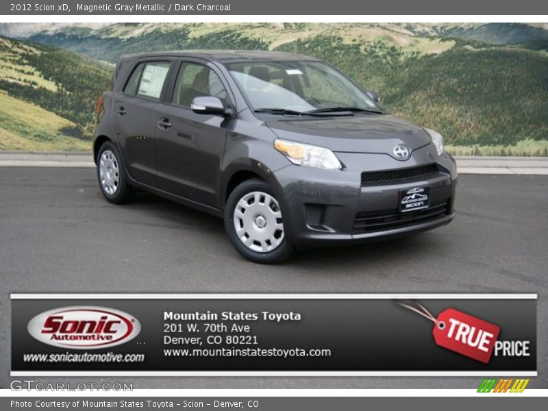 Magnetic Gray Metallic / Dark Charcoal 2012 Scion xD