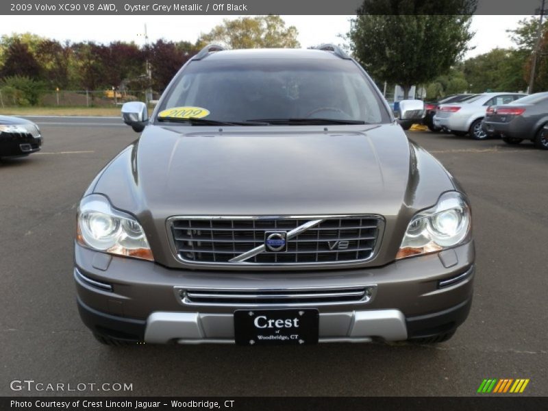 Oyster Grey Metallic / Off Black 2009 Volvo XC90 V8 AWD