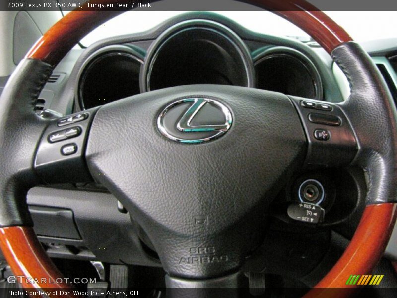 Tungsten Pearl / Black 2009 Lexus RX 350 AWD