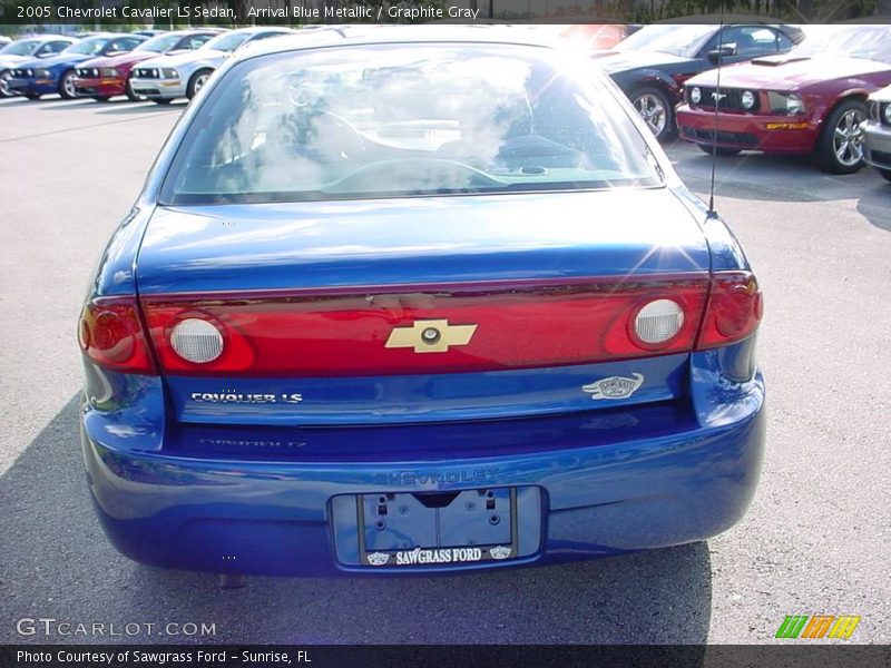 Arrival Blue Metallic / Graphite Gray 2005 Chevrolet Cavalier LS Sedan