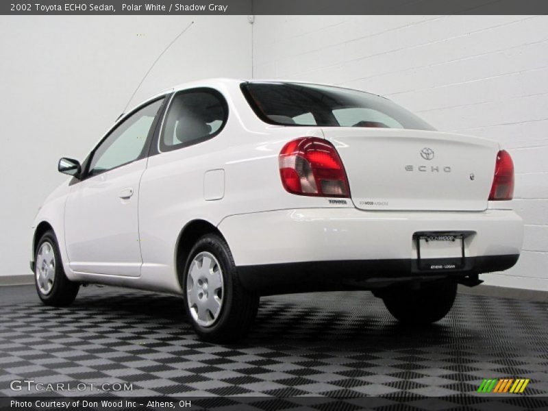 Polar White / Shadow Gray 2002 Toyota ECHO Sedan