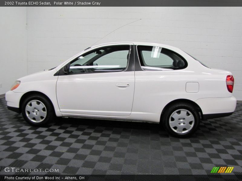 Polar White / Shadow Gray 2002 Toyota ECHO Sedan