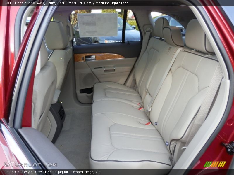 Ruby Red Tinted Tri-Coat / Medium Light Stone 2013 Lincoln MKX AWD