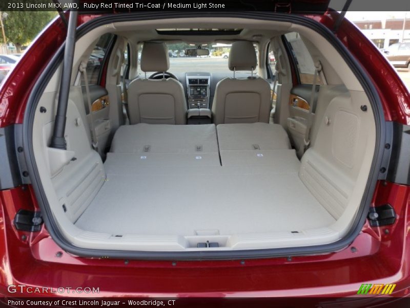 Ruby Red Tinted Tri-Coat / Medium Light Stone 2013 Lincoln MKX AWD
