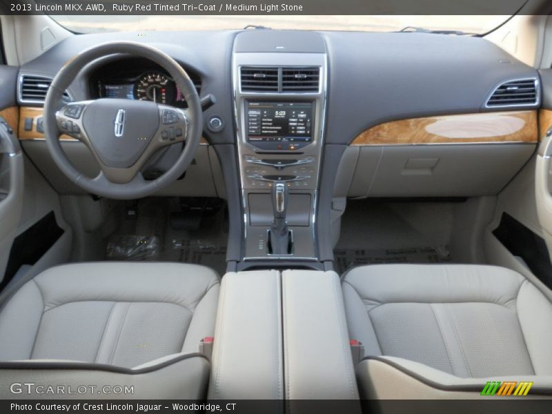 Ruby Red Tinted Tri-Coat / Medium Light Stone 2013 Lincoln MKX AWD