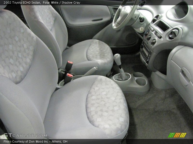  2002 ECHO Sedan Shadow Gray Interior