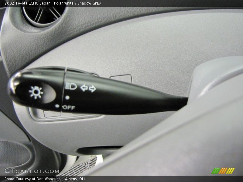Polar White / Shadow Gray 2002 Toyota ECHO Sedan