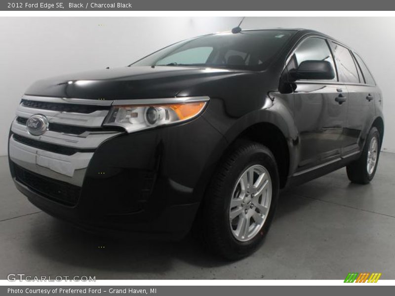 Black / Charcoal Black 2012 Ford Edge SE