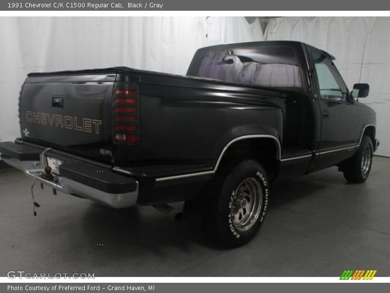 Black / Gray 1991 Chevrolet C/K C1500 Regular Cab