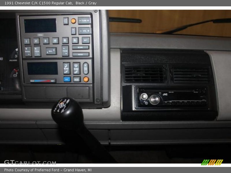 Black / Gray 1991 Chevrolet C/K C1500 Regular Cab