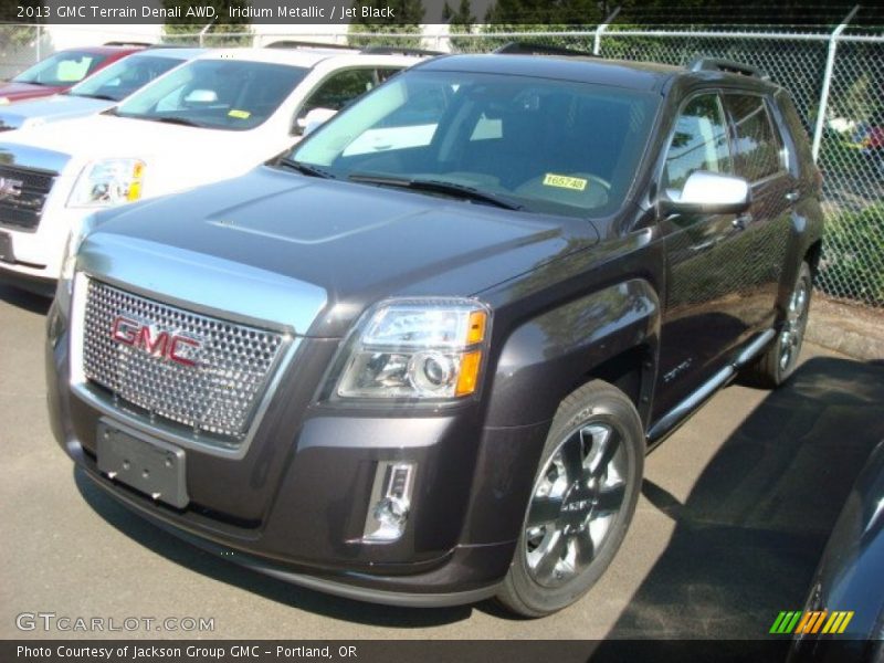 Iridium Metallic / Jet Black 2013 GMC Terrain Denali AWD