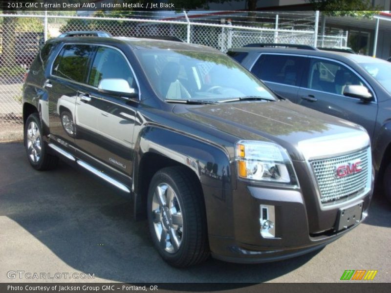 Iridium Metallic / Jet Black 2013 GMC Terrain Denali AWD