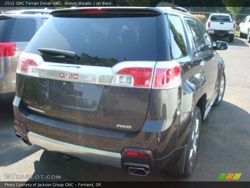 Iridium Metallic / Jet Black 2013 GMC Terrain Denali AWD