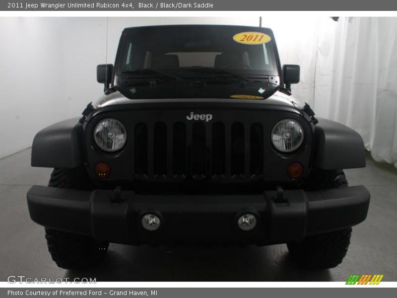 Black / Black/Dark Saddle 2011 Jeep Wrangler Unlimited Rubicon 4x4