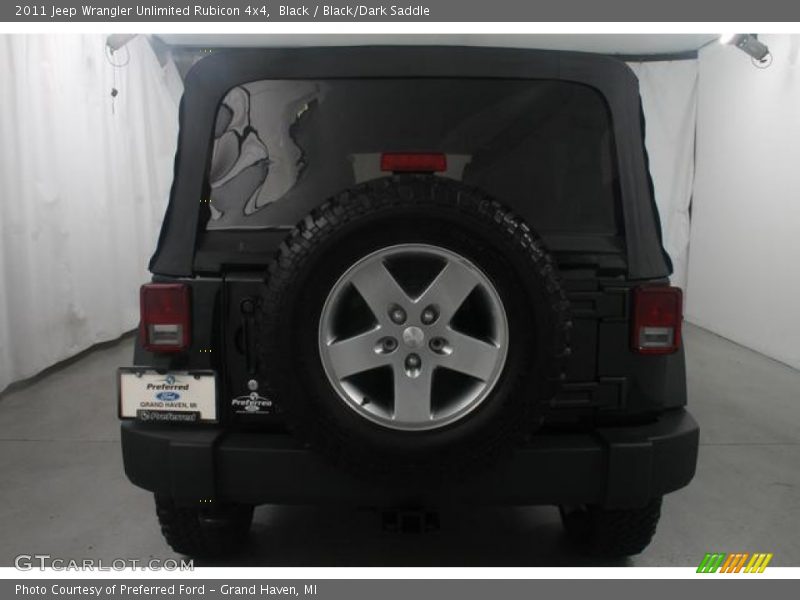 Black / Black/Dark Saddle 2011 Jeep Wrangler Unlimited Rubicon 4x4
