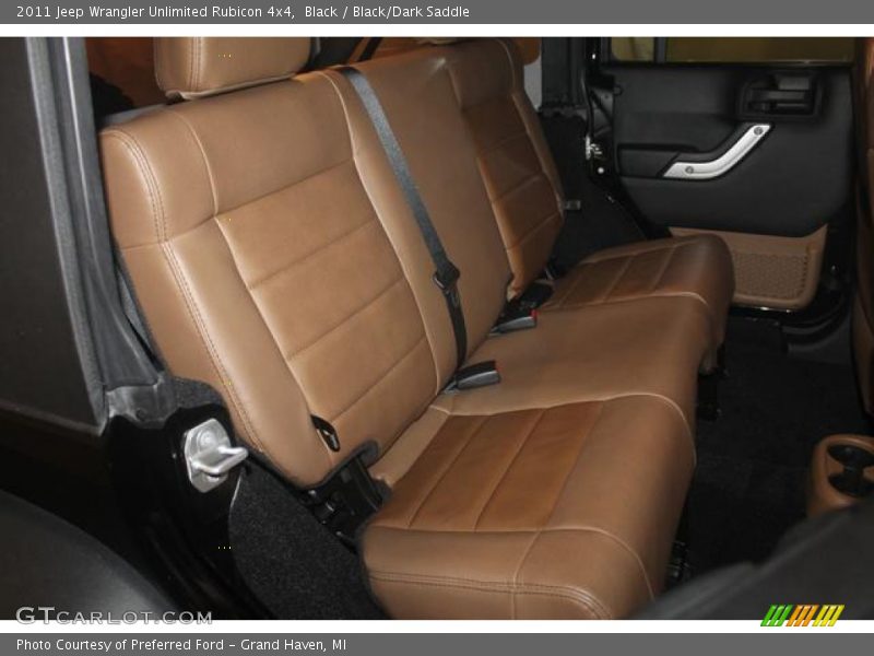 Black / Black/Dark Saddle 2011 Jeep Wrangler Unlimited Rubicon 4x4