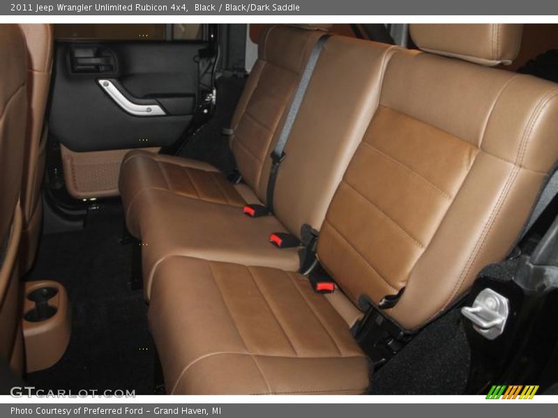 Black / Black/Dark Saddle 2011 Jeep Wrangler Unlimited Rubicon 4x4