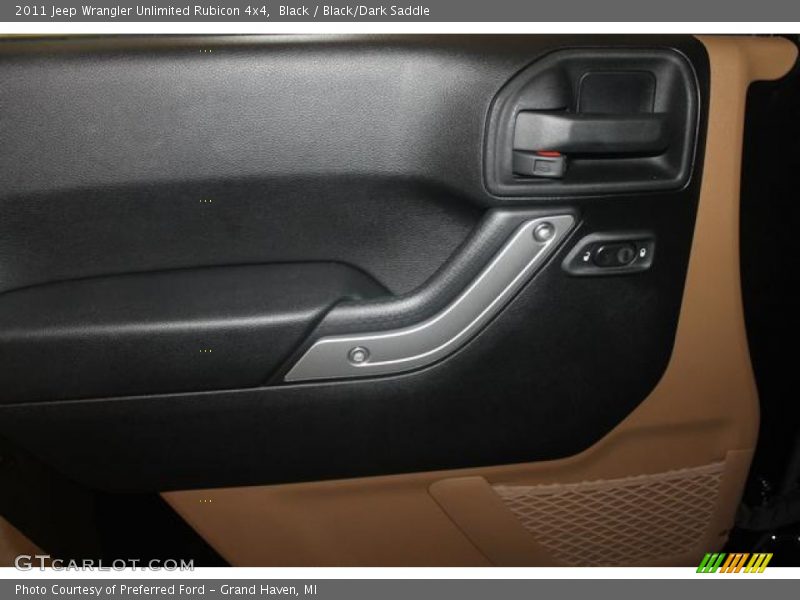 Black / Black/Dark Saddle 2011 Jeep Wrangler Unlimited Rubicon 4x4