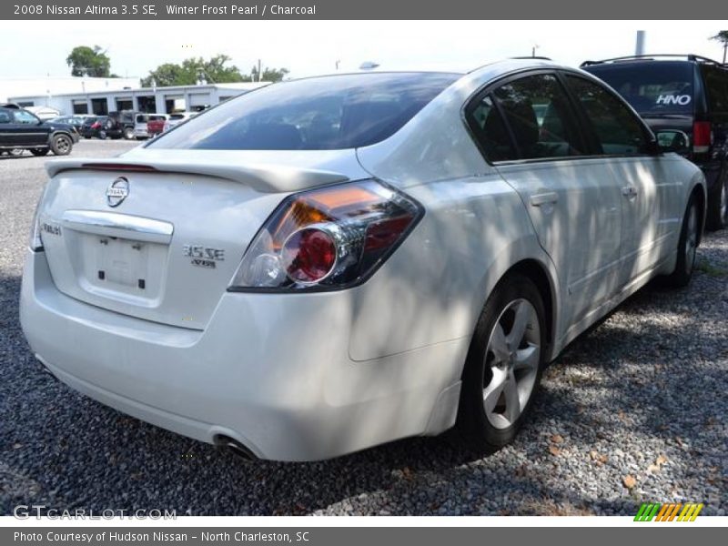 Winter Frost Pearl / Charcoal 2008 Nissan Altima 3.5 SE