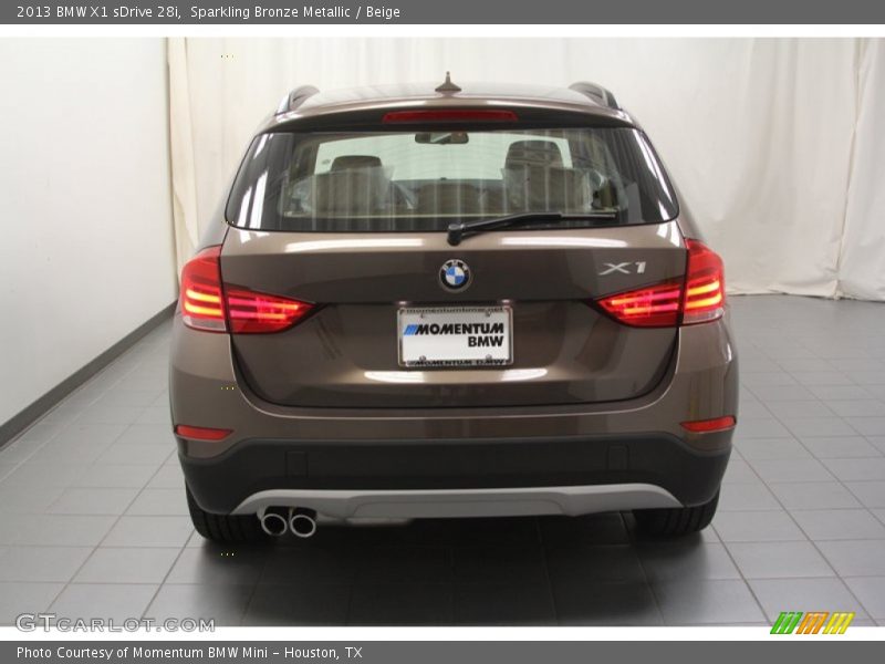 Sparkling Bronze Metallic / Beige 2013 BMW X1 sDrive 28i