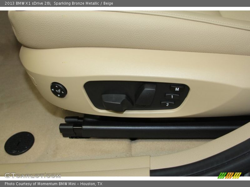 Sparkling Bronze Metallic / Beige 2013 BMW X1 sDrive 28i