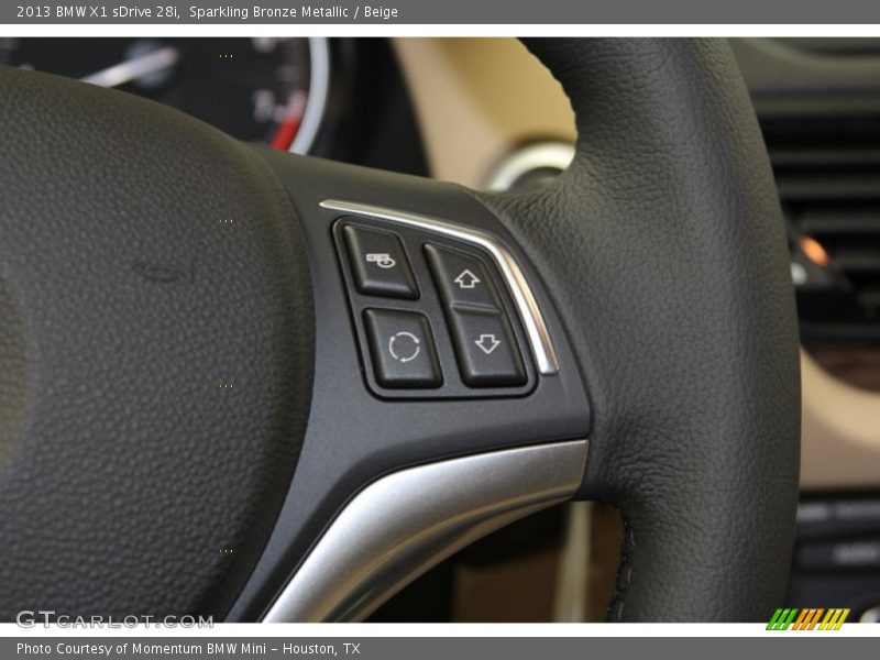 Sparkling Bronze Metallic / Beige 2013 BMW X1 sDrive 28i