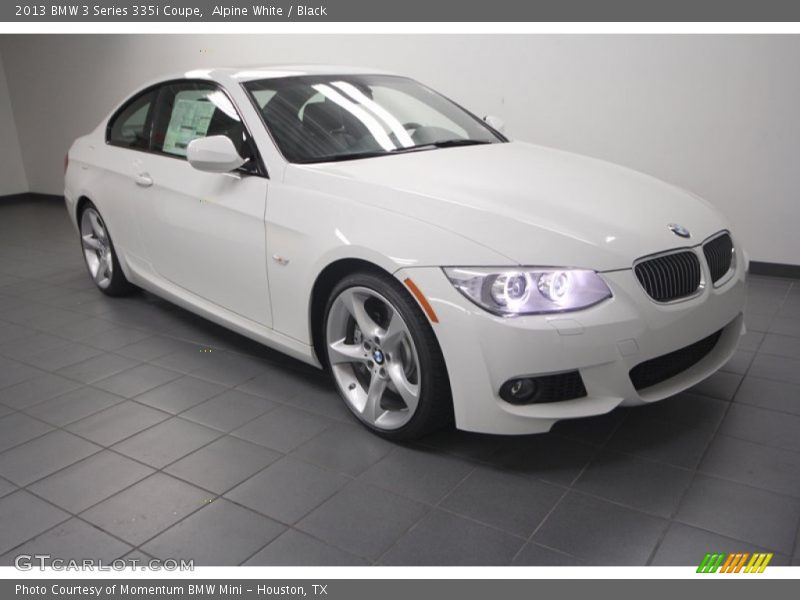 Alpine White / Black 2013 BMW 3 Series 335i Coupe