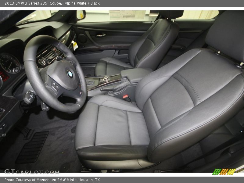  2013 3 Series 335i Coupe Black Interior