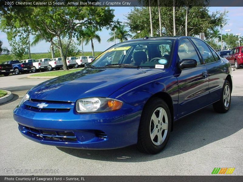 Arrival Blue Metallic / Graphite Gray 2005 Chevrolet Cavalier LS Sedan