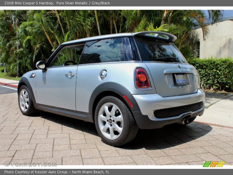 Pure Silver Metallic / Grey/Black 2008 Mini Cooper S Hardtop