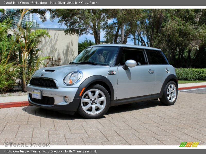 Pure Silver Metallic / Grey/Black 2008 Mini Cooper S Hardtop
