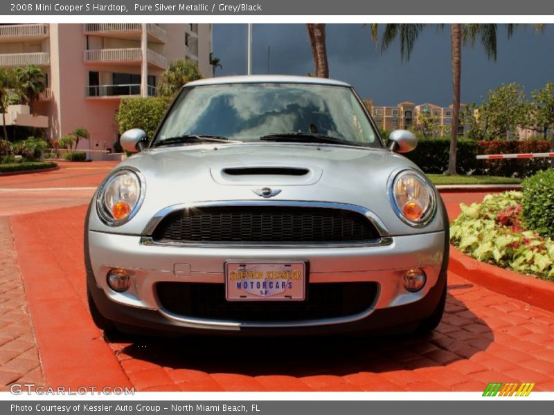 Pure Silver Metallic / Grey/Black 2008 Mini Cooper S Hardtop