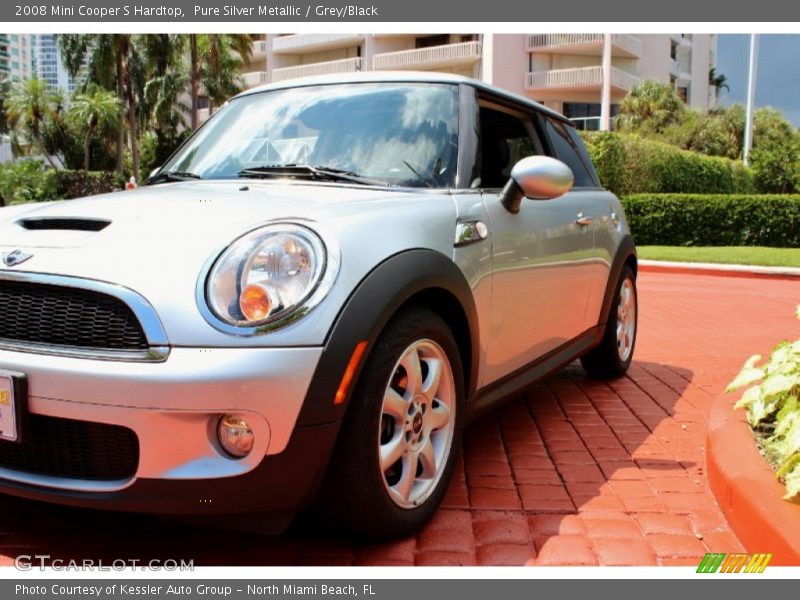 Pure Silver Metallic / Grey/Black 2008 Mini Cooper S Hardtop