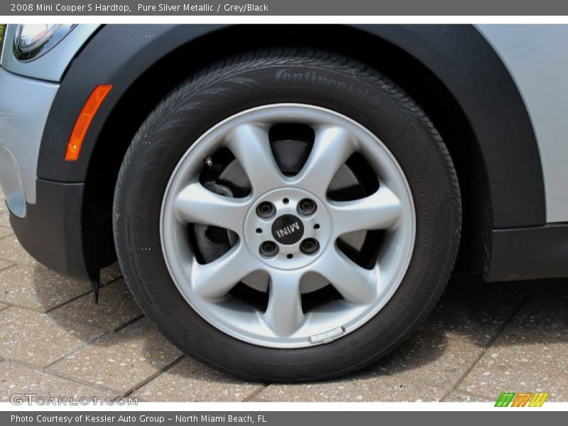 Pure Silver Metallic / Grey/Black 2008 Mini Cooper S Hardtop
